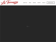 Tablet Screenshot of laterrazza.ca